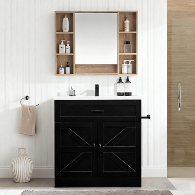 31 Inch Farmhouse Freestanding Bathroom Vanity