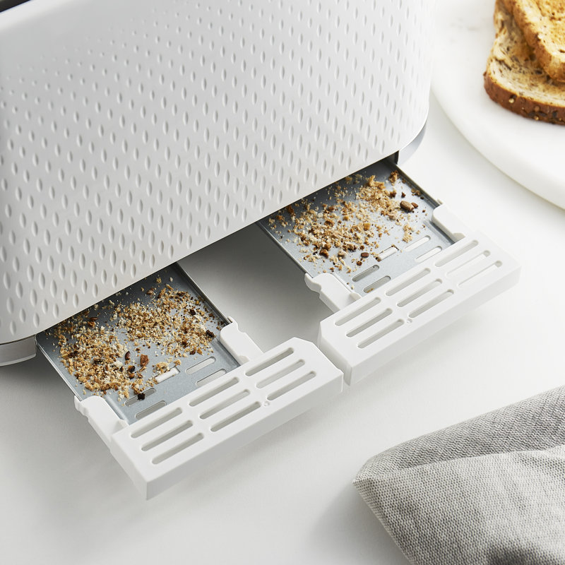 Swan Elegance 4 Slice Toaster with 7 Browning Levels, Defrost, Reheat functions & Anti-Jam