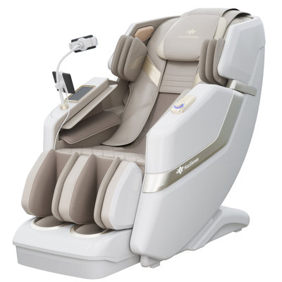  2026 KZ-313 3D Heated Jade Stone Roller Massage Chair, Wide Seating, Deep Zero Gravity, Memory Modes, 55’ SL-Track, Back & Front Heat, LED Touch Screen, Built-in Music, 4 Bluetooth Speakers, Wireless Charger, Phone Holder, No Assembly