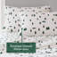 Drap-housse 4 pièces avec imprimé arbres et camions, flanelle 100% coton, brossé des deux côtés pour une sensation de velours, simple / double jusqu'à 12 po, 3 pièces avec graphiques, matelas élastiques, grand / très grand