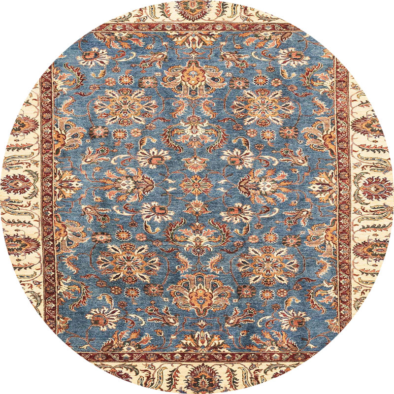 Tapis abstrait moderne 3106, Rond 8 pi