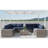 Lazaro Wicker Fully Assembled 12 Piece Seating Group with Cushions-1497339078