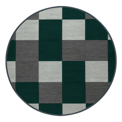 Machine Washable Botanical Area Rug