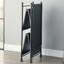 3 Tier Folding Console Table, Sandy Black And Dark Bronze Hand-Brushed Finish