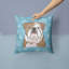  Coussin Snowflake English Bulldog 14 "-493376513