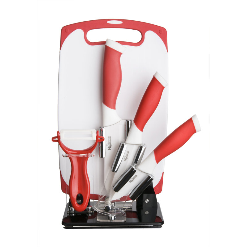 Ensemble de blocs 6 pièces New England Cutlery, Rouge