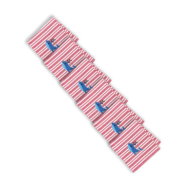 Serviette en coton 18 po Moby Whale