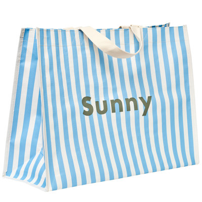 Sac de plage Carryall: rayures argile Tierra