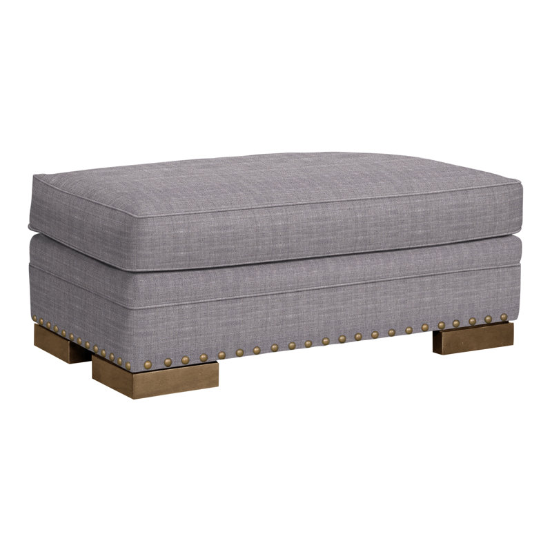 Repose-pieds Riverside, Non, Chenille nomade ardoise Crypton®, Hampton