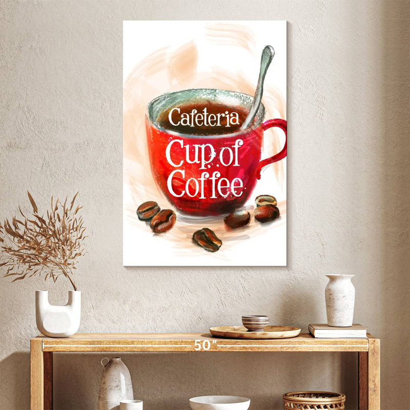 Yarlin Cafeteria Coffee Sign, 39" H x 26" W