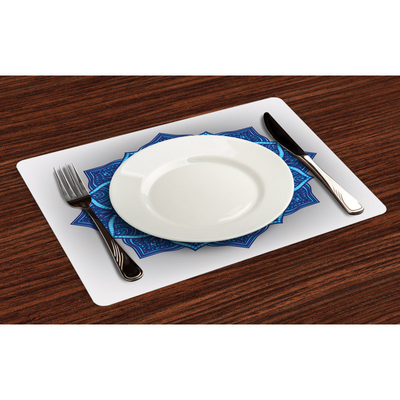 Polyester Abstract Rectangle Placemat