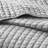 Full/queen Size Grey - 3 Pieces, Microfiber With Cotton Fill, Reversible For Seasonal , Enchanting Quilt Revelation Piece Filling, Any Weather Shift, Attractive Exhibition
