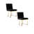 Black Velvet/Gold selected