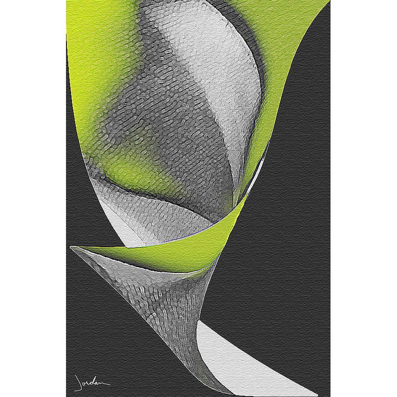 Arc And Twist #1 Print by Kent Wilcoxson Jordan