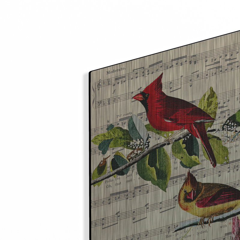 «The Cardinal Sings» par MASTERS, H 16 po x l 12 po