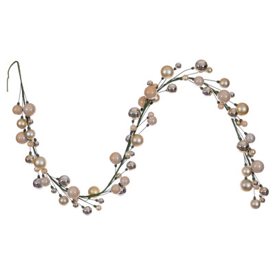 Vickerman 6' Champagne Ball Branch Garland.