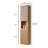 MITCH 59" Tall Bathroom Wall Mounted Cabinet, Narrow Storage Cabinet With Doors And Shelves, Suitable For Small Spaces, Applicable To Bathroom, Living Rooms And Laundry, Corolla Oak Woodgrain Color-523867443