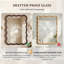 Miroir décoratif ondulé en bois d'hévéa massif-860456093-860456095-1006661089