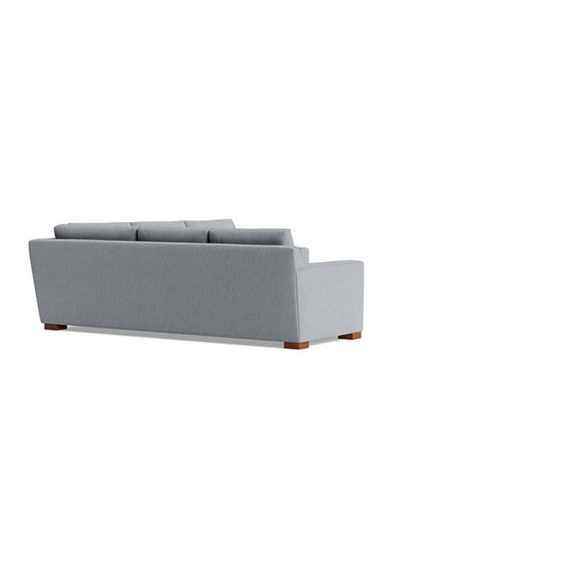 Catalina Sectional, Performance Weave - Zinc, Left Hand Facing