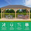 Pavillon de jardin en bois massif Meridian-138919557
