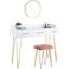 Margrett Dressing Table with Mirror