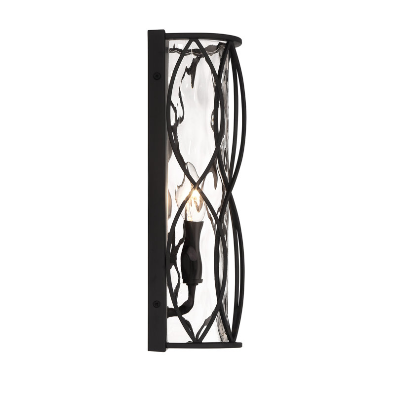 Snowden 1-Light Wall Sconce in Matte Black, Matte Black