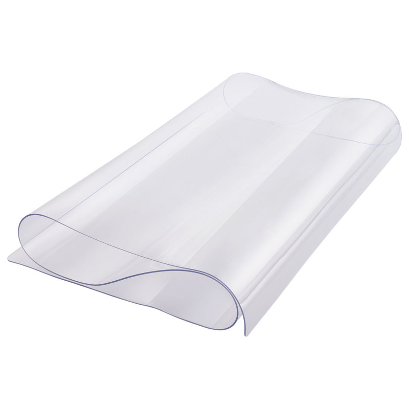 PVC Table Protector Clear Plastic Desk Protector, 16" W x 32" L