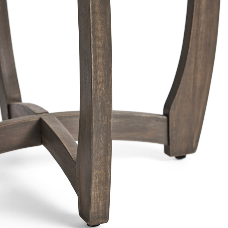 Table en bois grise 27,5 po