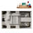 47" Streamline Soaking Acrylic Freestanding Bathtub, Bamboo Tray, Drain-103682604