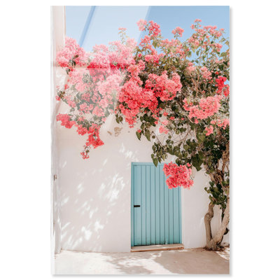 «Crimson Vine Door IV», reproduction d'art sur toile par Notoriart