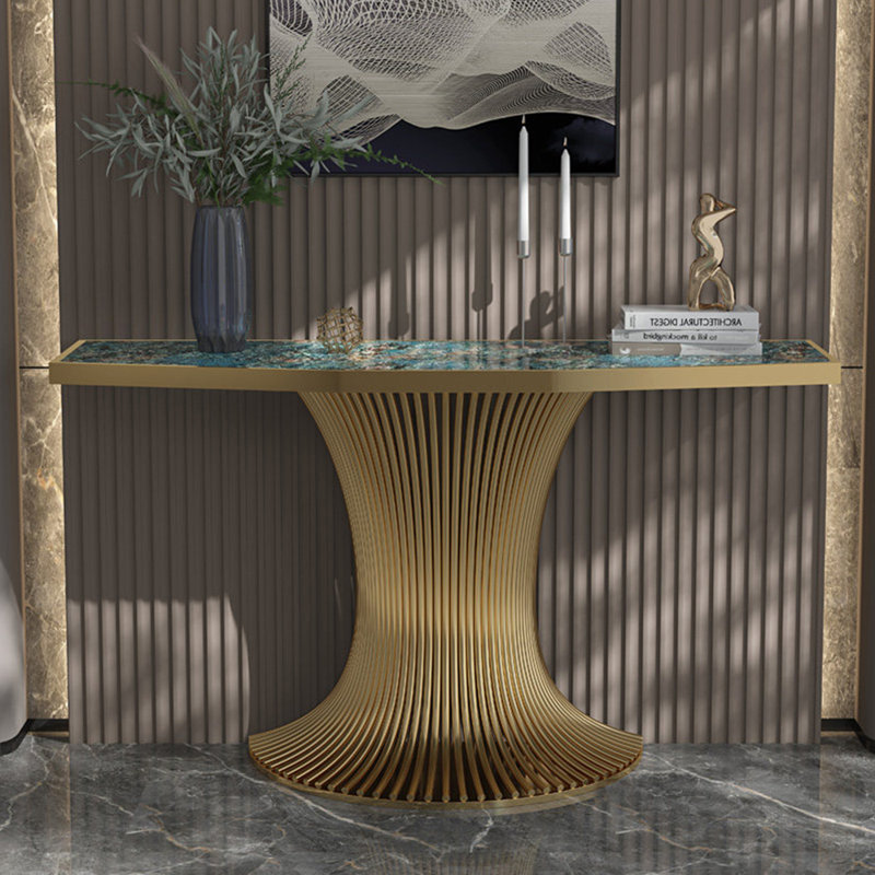 Console en pierre frittée de style italien, H 33,4 po x l 70,8 po x P 15,7 po