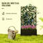 Lit de fleurs autoportant ou mural, lit de jardin en métal avec treillis pour plantes grimpantes