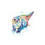 Adorable loutre par Lisa Whitehouse - impression d'art graphique-52544551-52544552-52544555