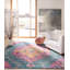 Tapis à motif oriental orange Felty-540291958