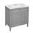 30 " W Freestanding Standard Free Standing Single Double Single Vanity Bathroom Vanity With Ceramic Top
