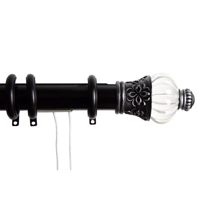 Othello Adjustable Single Curtain Rod