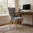 Modern Velvet Upholstered Dining Chair with Tufted Back, Nailhead Trim-225389099