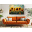 Reproduction d'art sur toile, "Peinture de tournesols"-1799450583