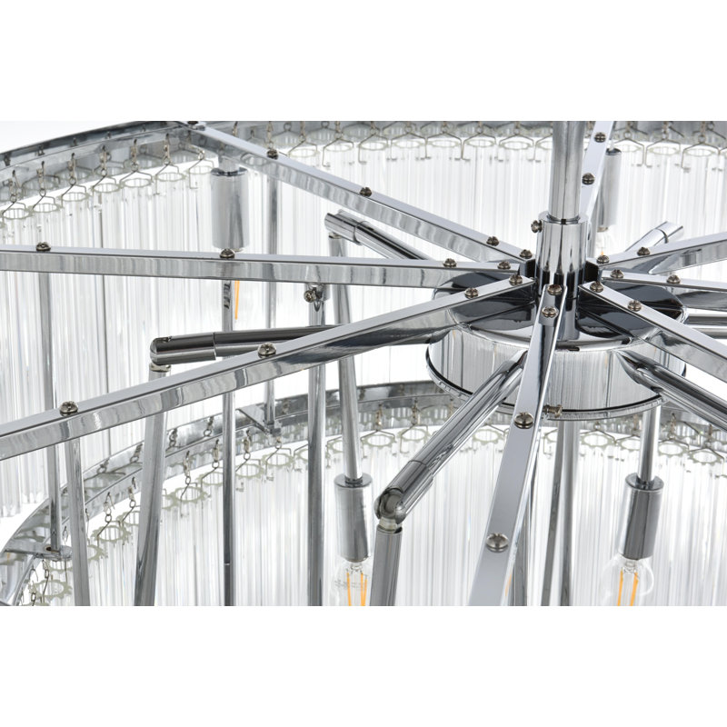 Lustre Lu 32 pouces , Chrome chrome