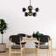 Lustre sphérique Spoutnik à 6 lumières Oakgrove-710624500-710624498
