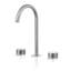 Acquaco Linki Kronos Deck Mount Three-Hole Widespread Bathroom Lavatory Faucet with 5-7/8'' Spout Reach-578185681