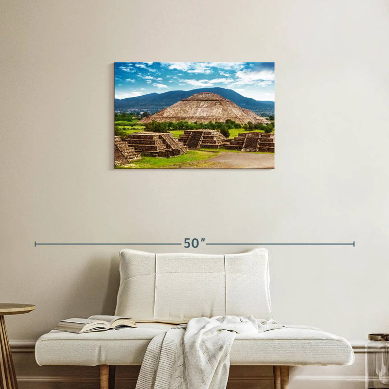 Aztec Pyramid, 20" H x 30" W