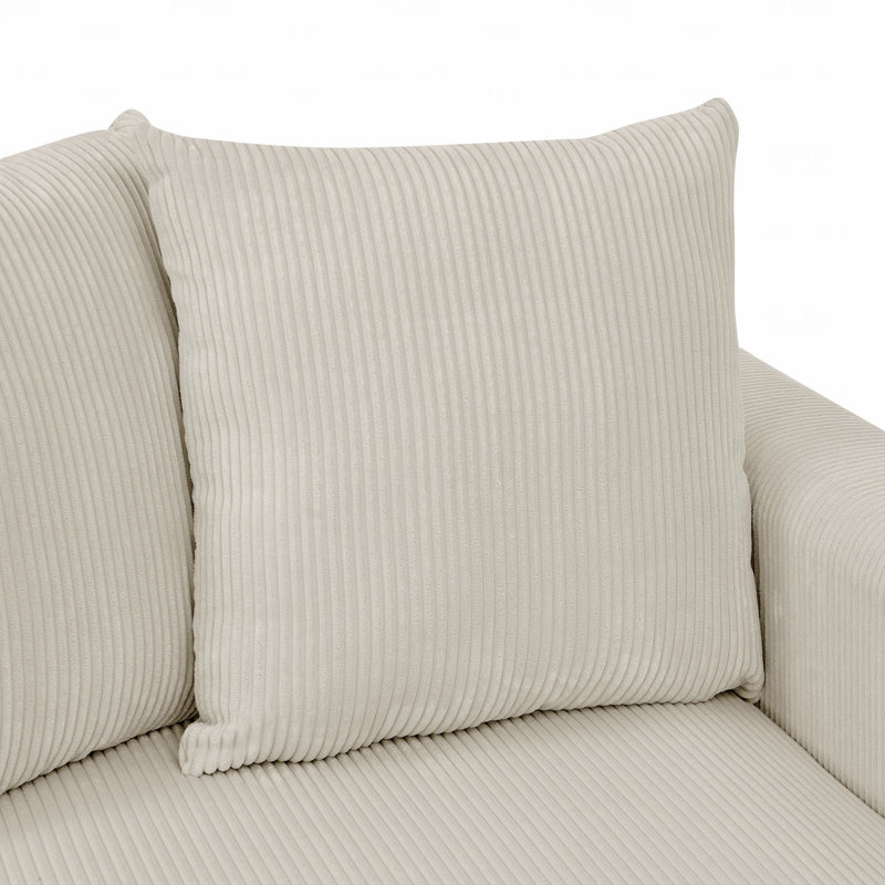 Canapé modulaire Basic, velours côtelé modulaire 6 pièces