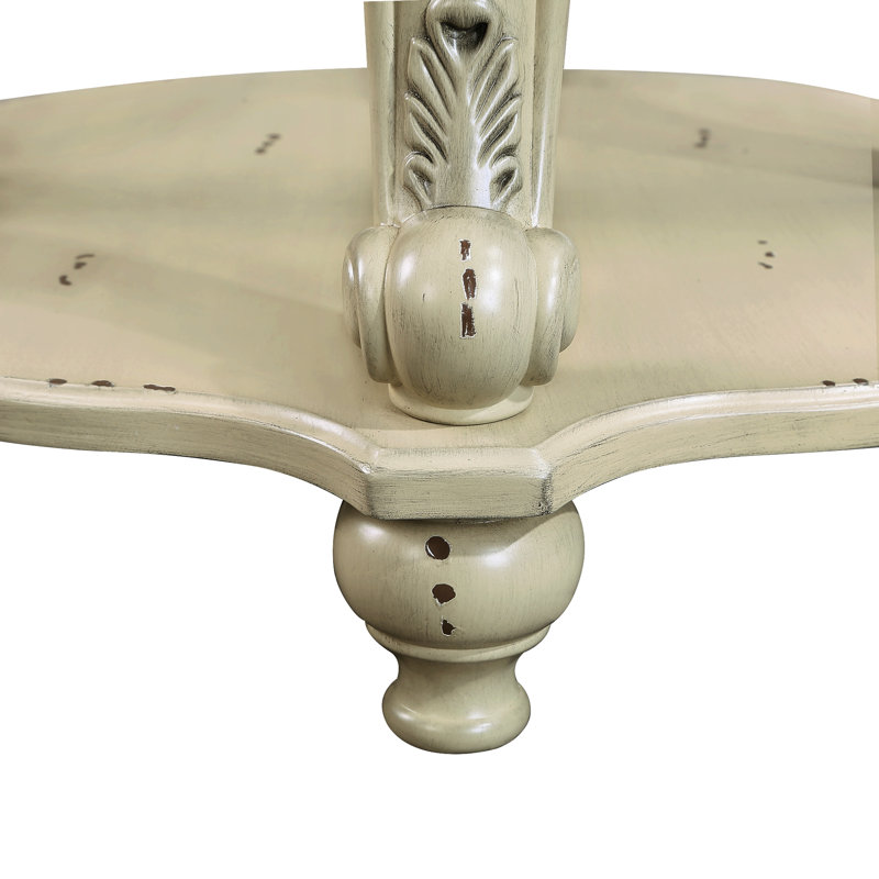 3 tables basses dans le salon - aspect beige, structure en bois massif, plateau en placage thermique, rangement abondant, conception facile à assembler, guide d'installation