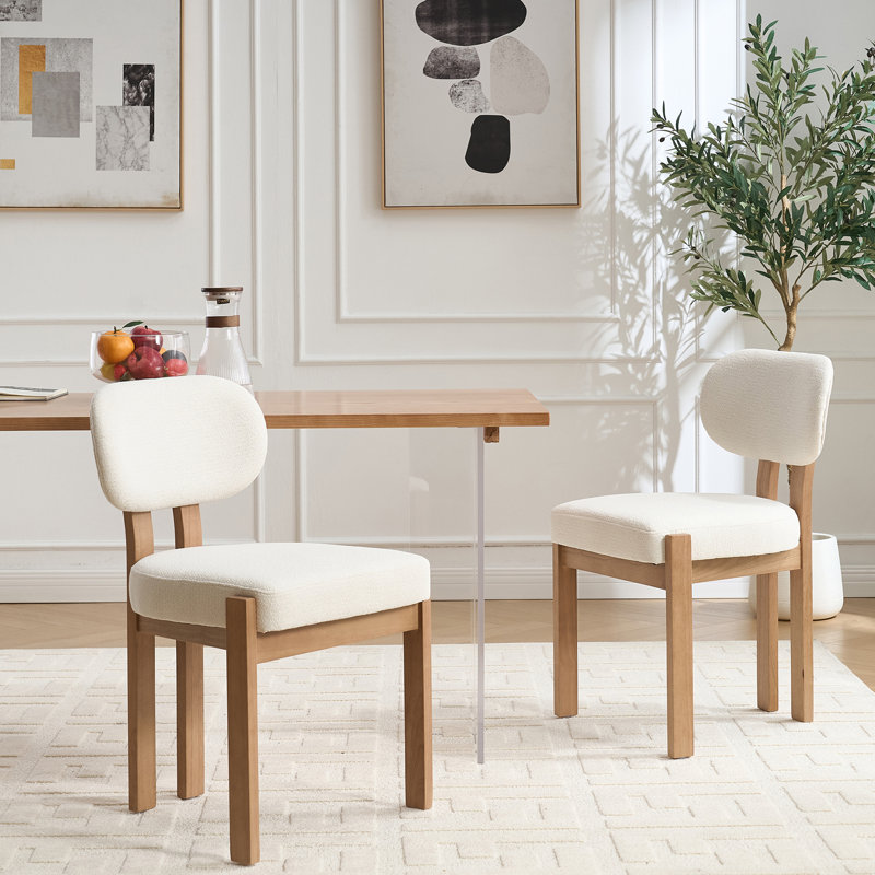 Ensemble de chaises d'appoint 32 po H (ensemble de 2), Beige