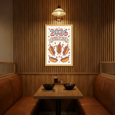 Fashion Patriotic Hotdogs Celebrate 2026 Year