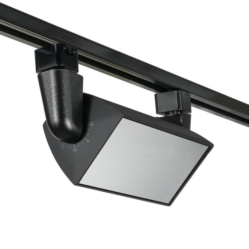 Applique murale 1 lumière, H 5 po x l 15 po x P 4 po, Noir