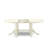 5 Piece Dinette Set for 4 Includes an Oval Dining Table with Butterfly Leaf and 4 Dining Room Chairs, 40x76 Inch, Linen White-1122574770