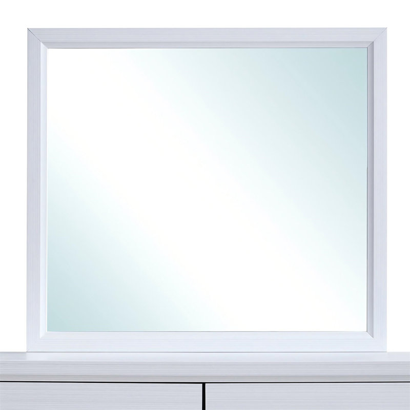 Miroir moderne, blanc