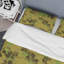 Ensemble de housse de couette en microfibre vert / brun 3 pièces